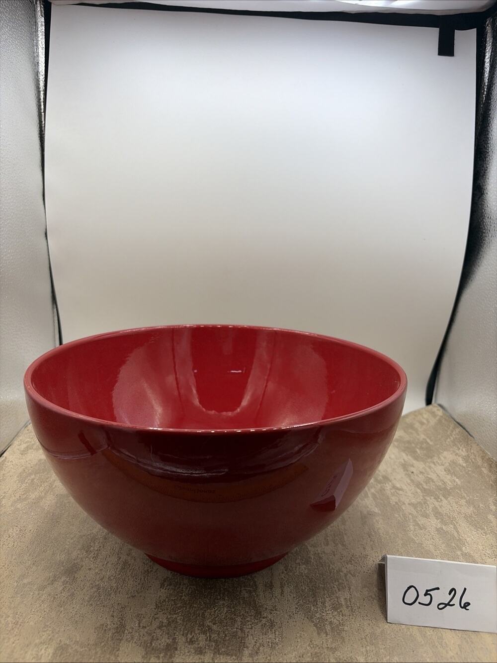 Waechtersbach Cherry Red 5.5 Qt Salad Serving Bowl 11.5" x 6" Germany